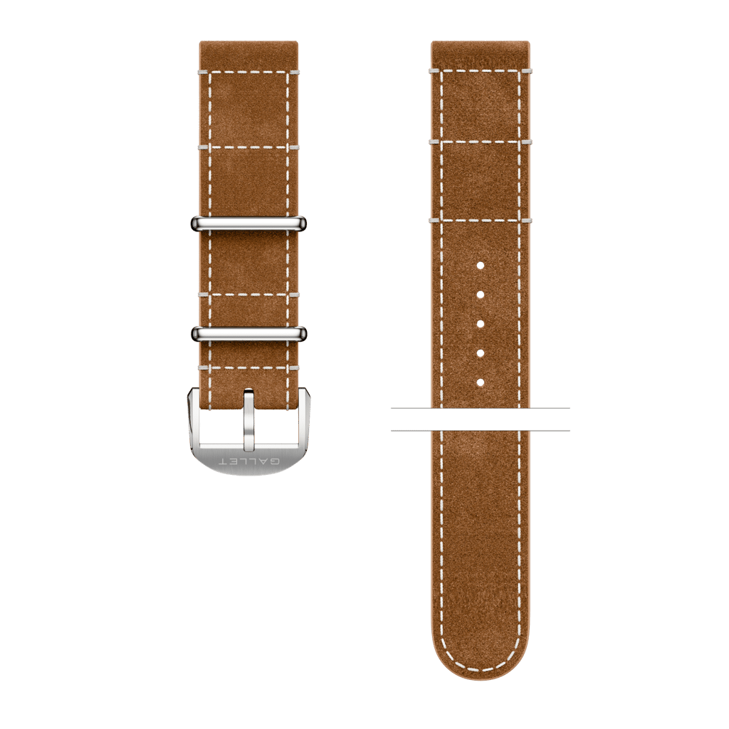 Calfskin leather strap beige