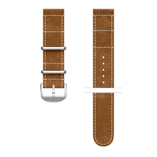 Calfskin leather strap beige